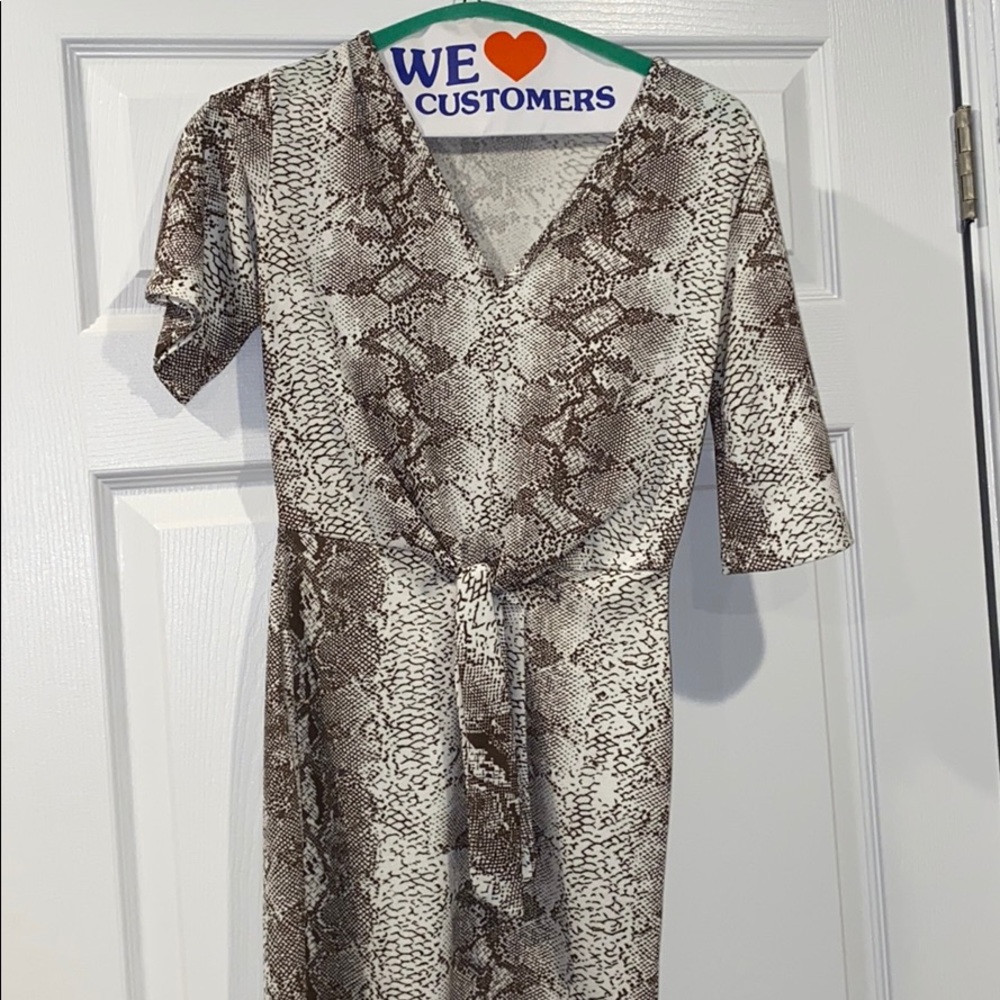 Pretty Little Thing Snake Skin Dress